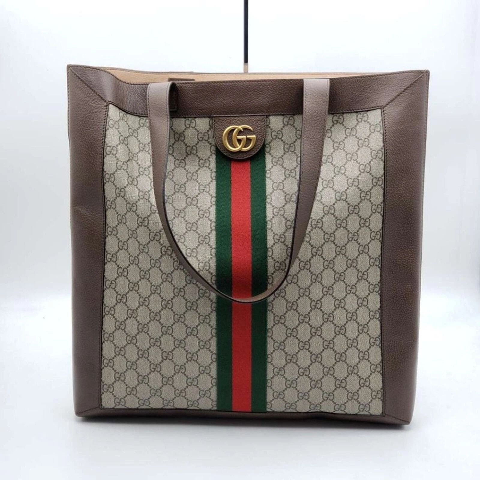 Gucci Ophidia GG Supreme Tote Web Stripe Double G Bag — photo 2