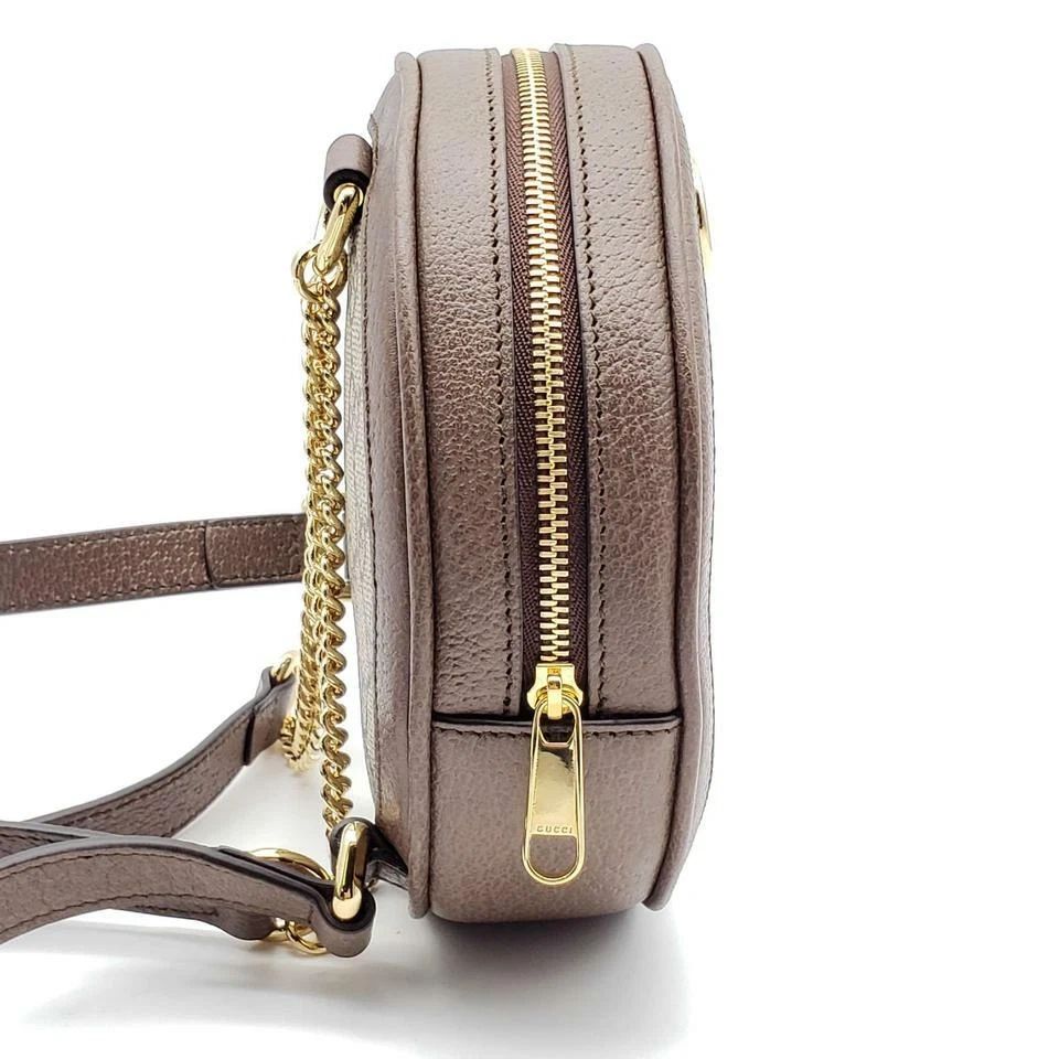 Gucci Ophidia Round Mini Crossbody Bag NEW | GG Supreme Canvas Web Bag — photo 5
