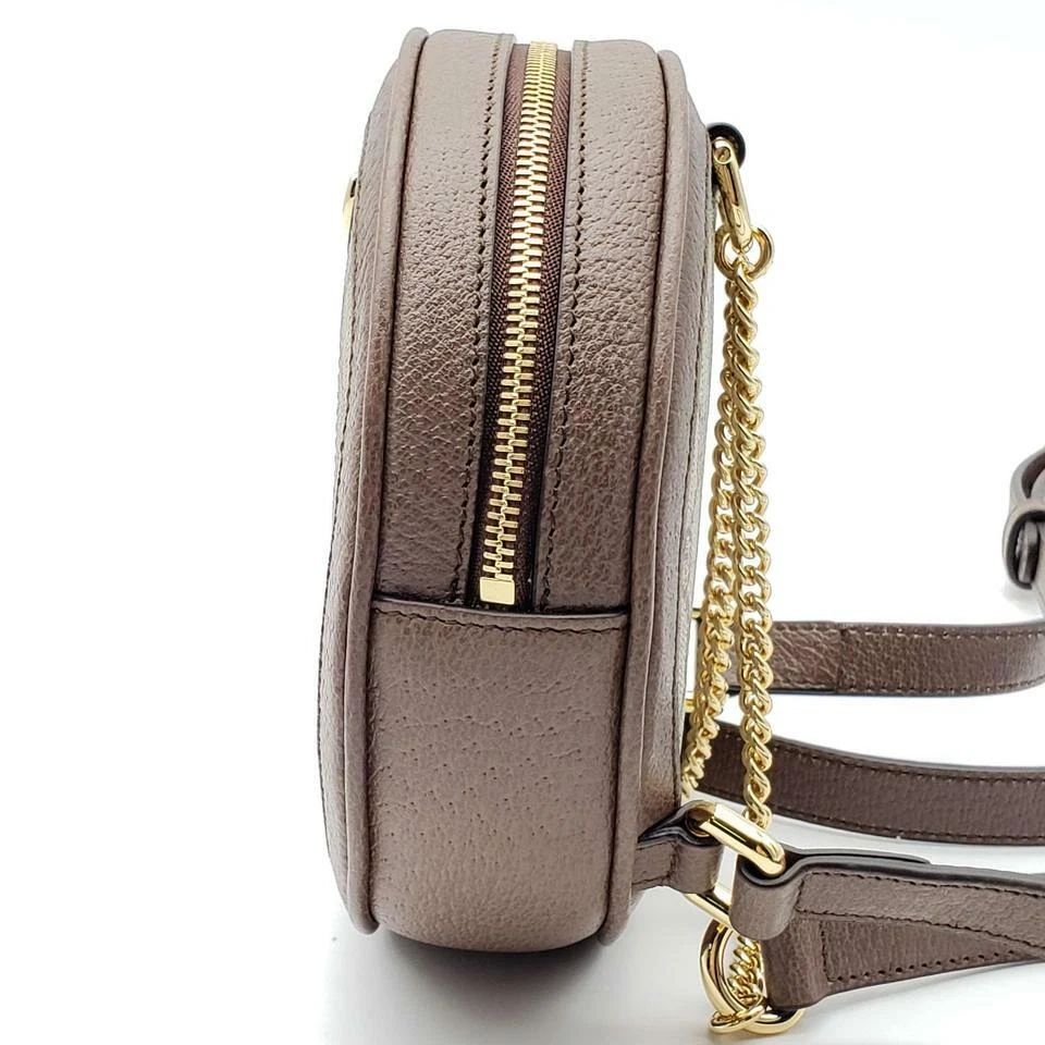 Gucci Ophidia Round Mini Crossbody Bag NEW | GG Supreme Canvas Web Bag — photo 6