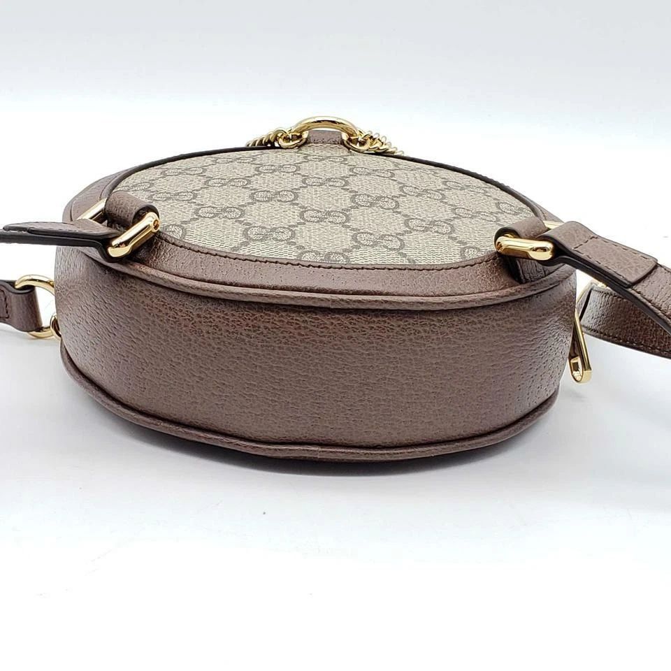 Gucci Ophidia Round Mini Crossbody Bag NEW | GG Supreme Canvas Web Bag — photo 7