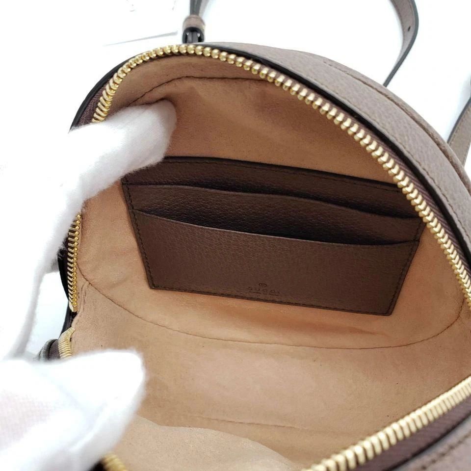 Gucci Ophidia Round Mini Crossbody Bag NEW | GG Supreme Canvas Web Bag — photo 9