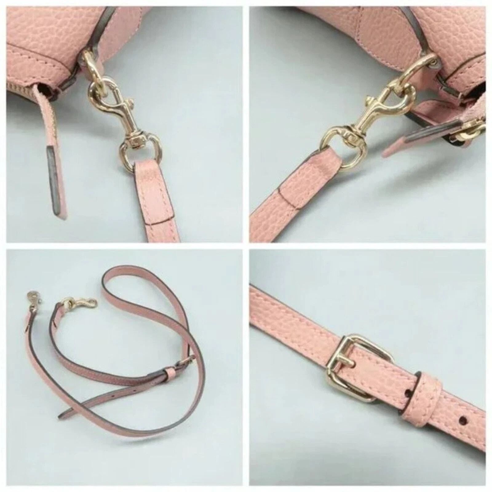 Gucci Soho Dome Satchel Pink Leather Crossbody Shoulder Bag — photo 8