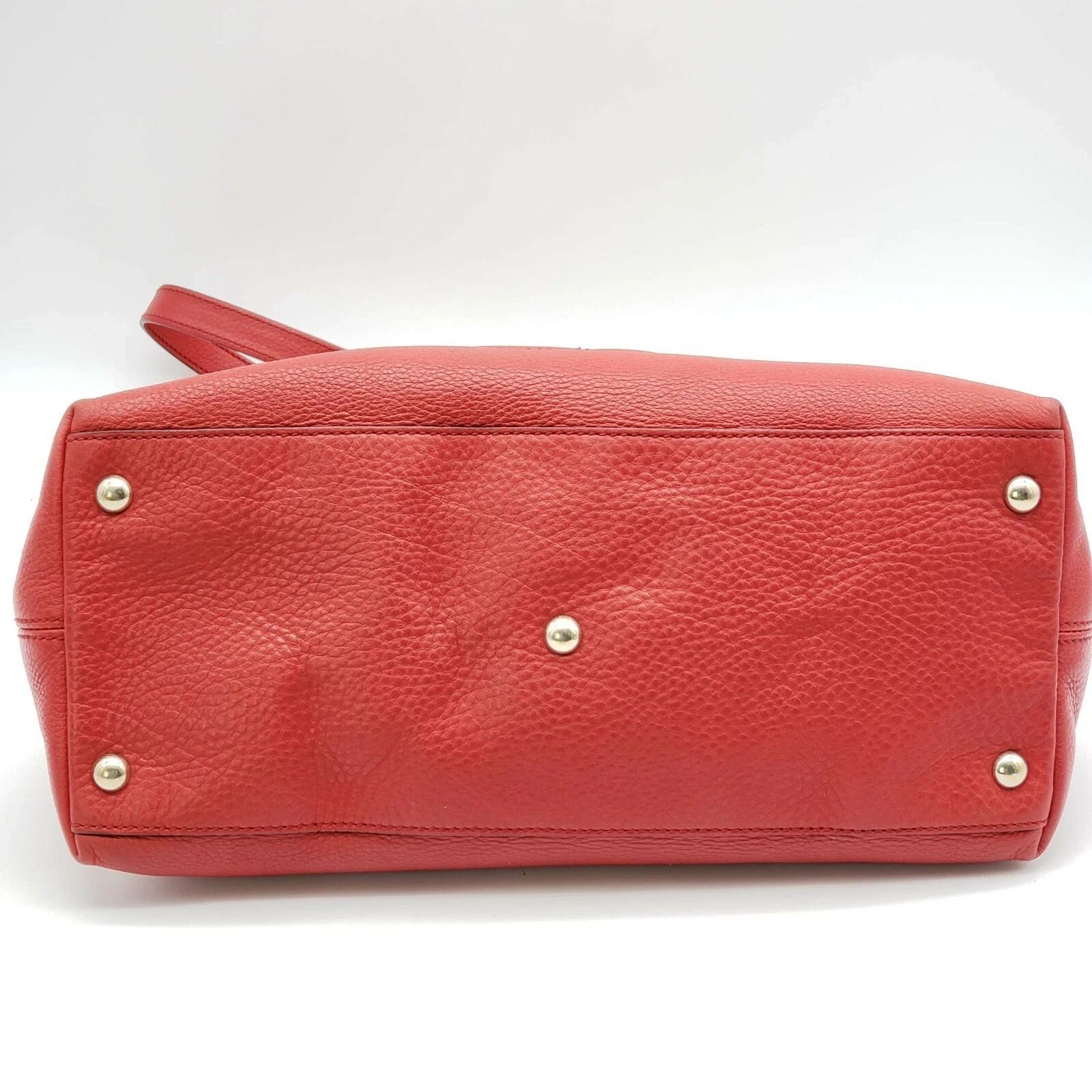 Gucci Soho Leather Tote Bag Red Shoulder Luxury Designer Bag — photo 6
