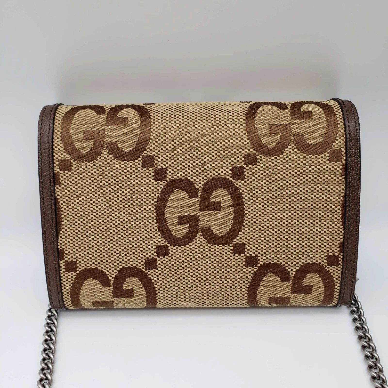 Gucci Dionysus GG Supreme Mini Chain Bag NWOT | Beige Monogram Canvas Crossbody — photo 4