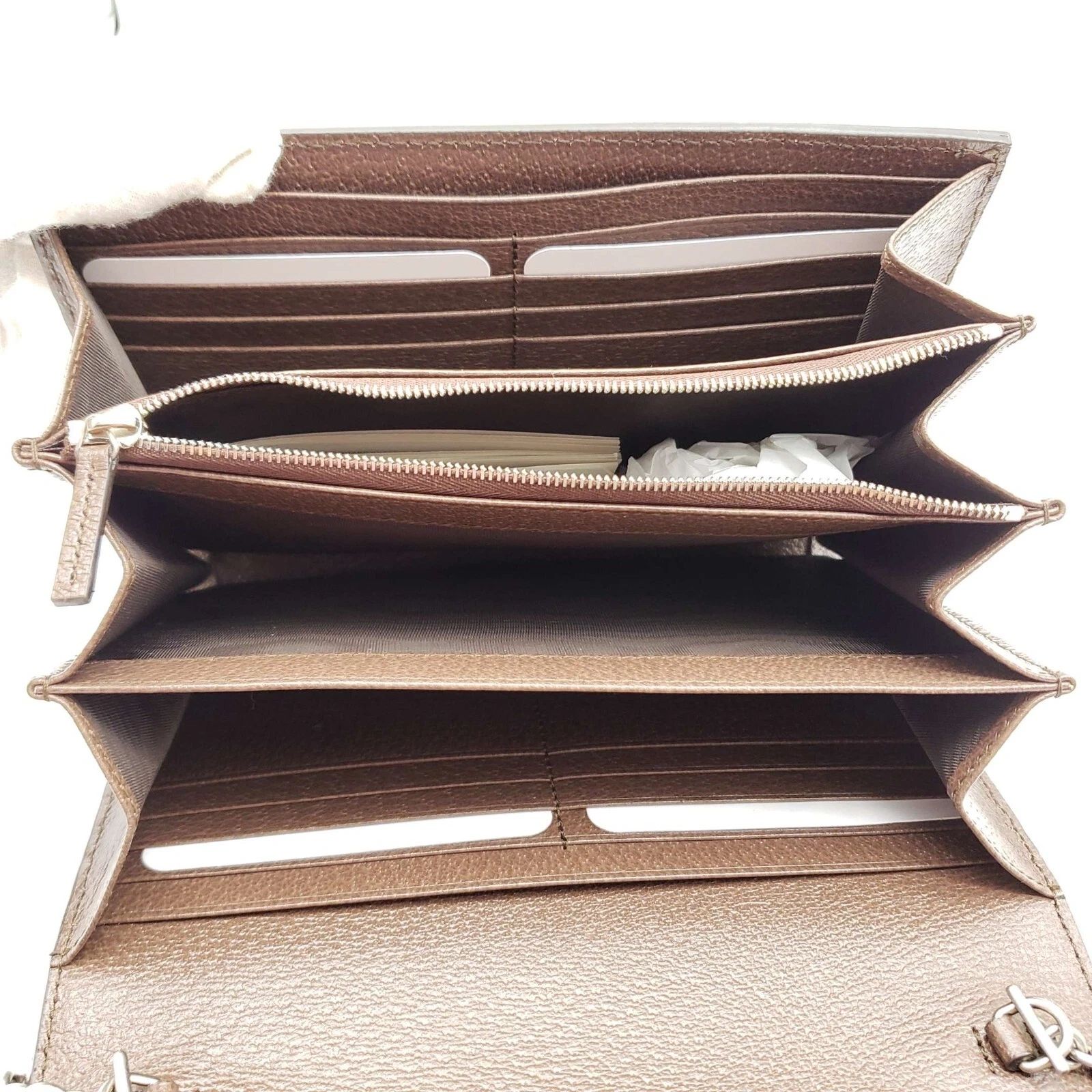 Gucci Dionysus GG Supreme Mini Chain Bag NWOT | Beige Monogram Canvas Crossbody — photo 7