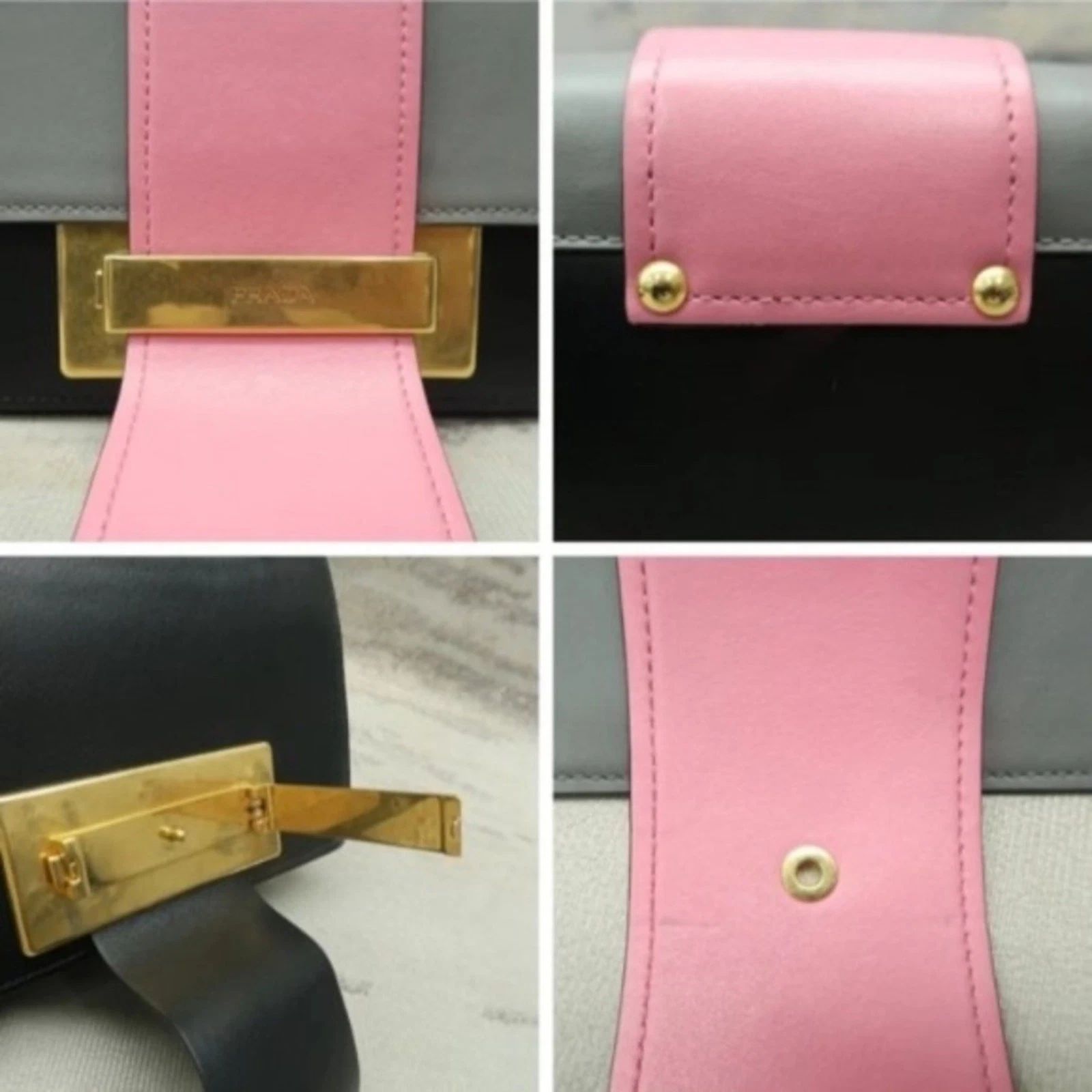 Prada Cahier Tricolor Leather Ribbon Crossbody Bag — photo 7