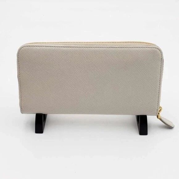 Prada Saffiano Fiocco Bow Zip-Around Wallet — photo 4