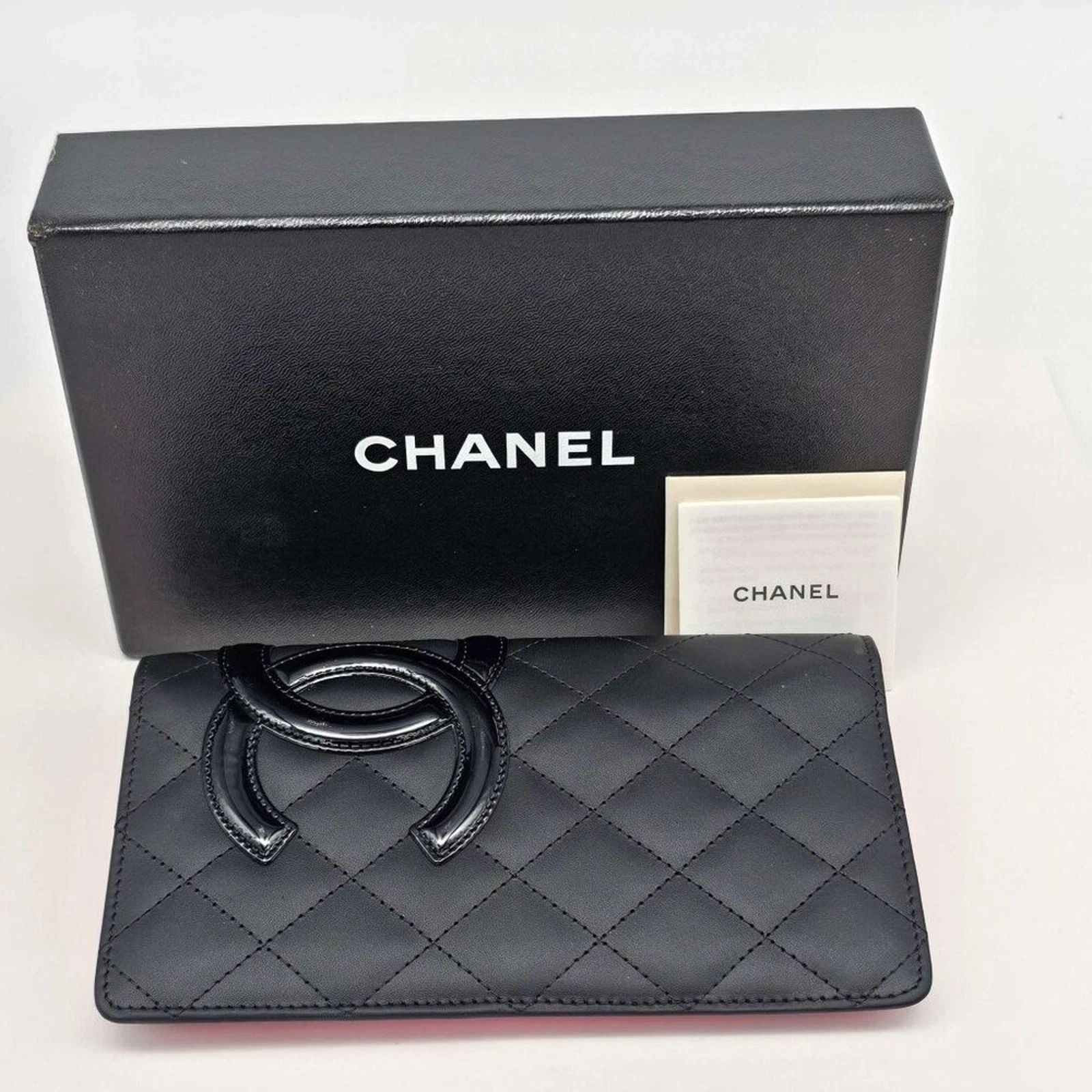 Chanel Cambon Ligne Black Quilted Leather Long Wallet — photo 3