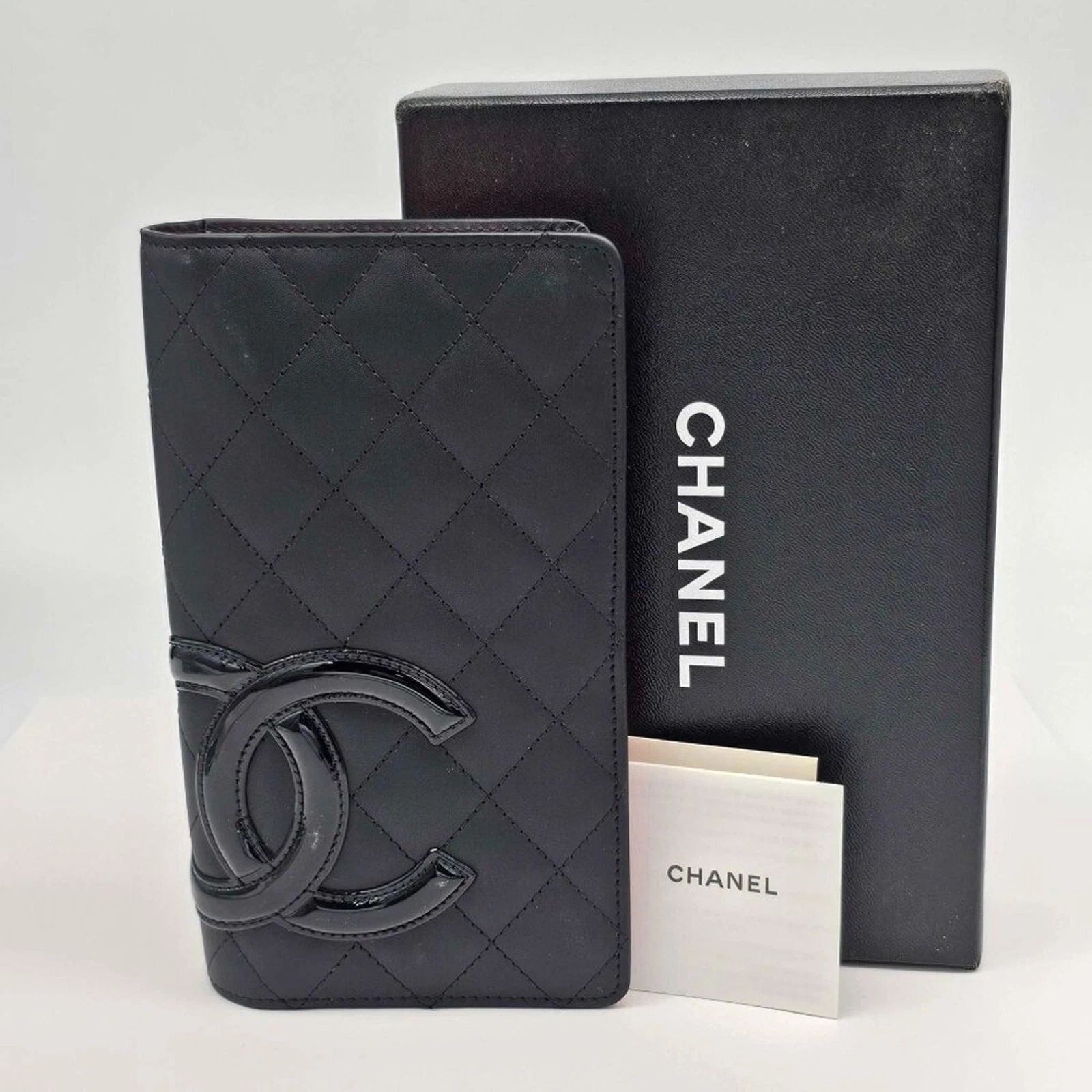 Chanel Cambon Ligne Black Quilted Leather Long Wallet — photo 2