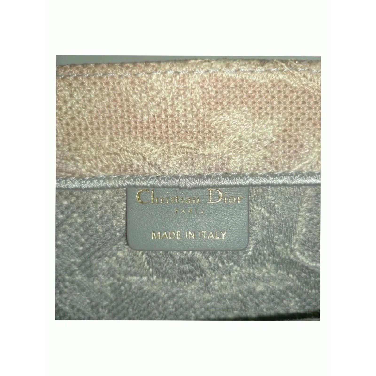 Christian Dior Book Tote Gray Toile De Jouy Embroidery Canvas Bag — photo 9