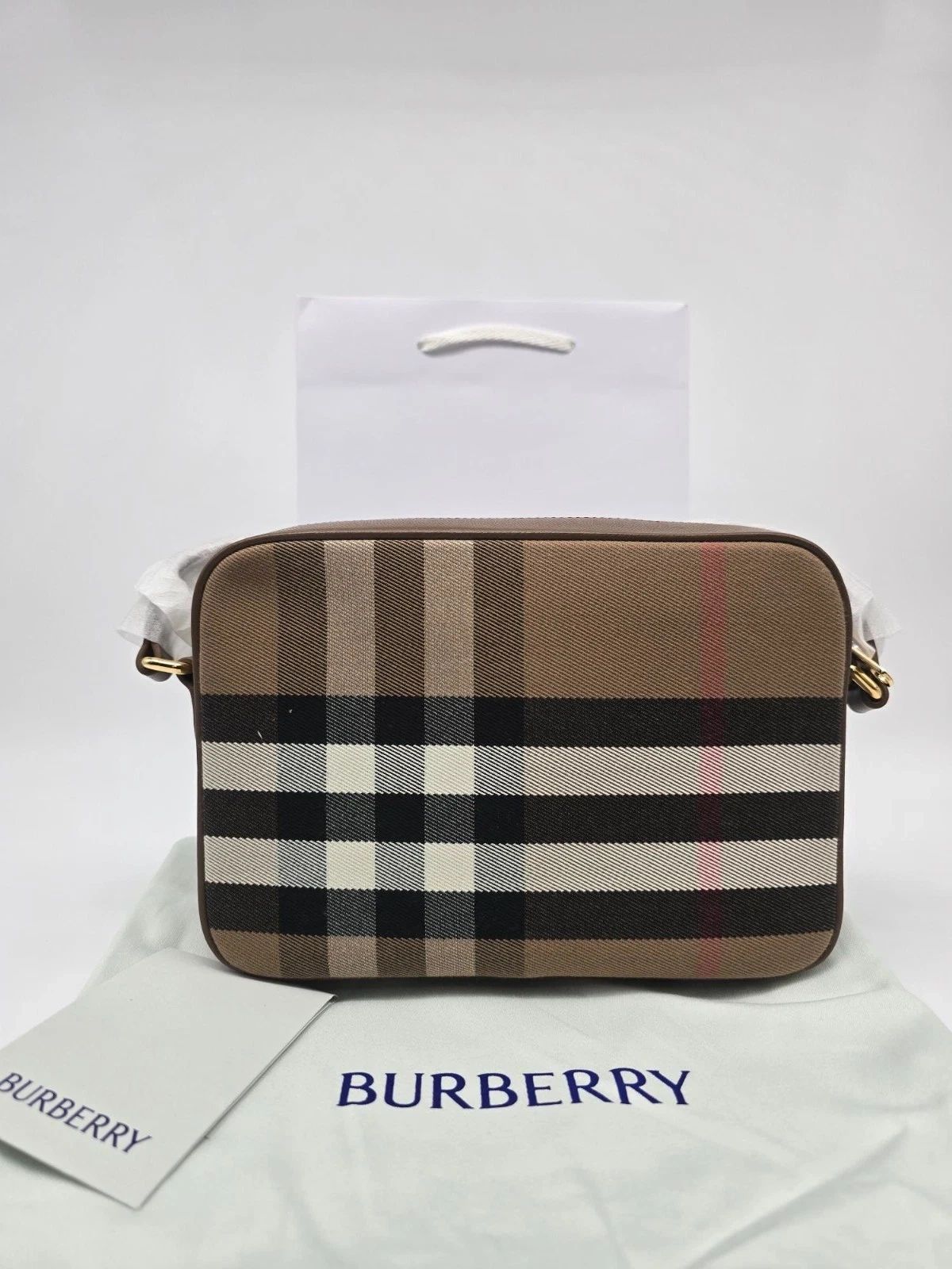 Burberry Vintage Check Camera Crossbody Bag — photo 4