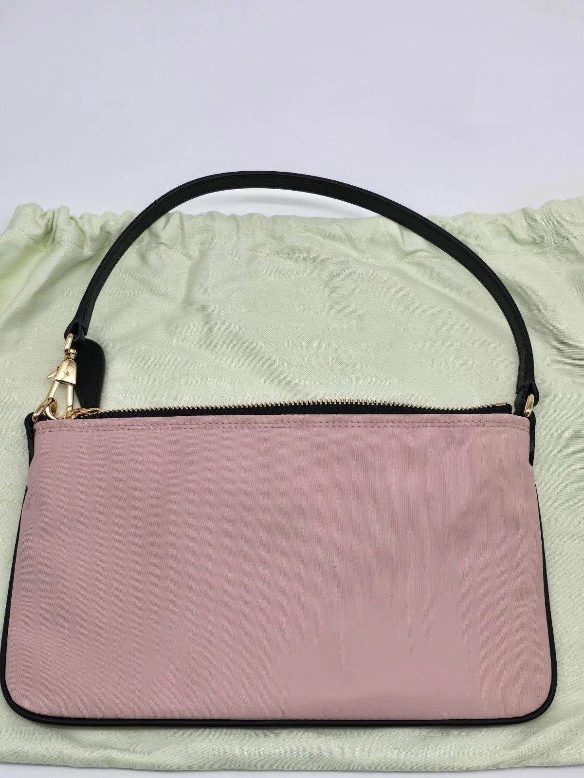 Burberry Pink Nylon Mini Pochette Bag — photo 6