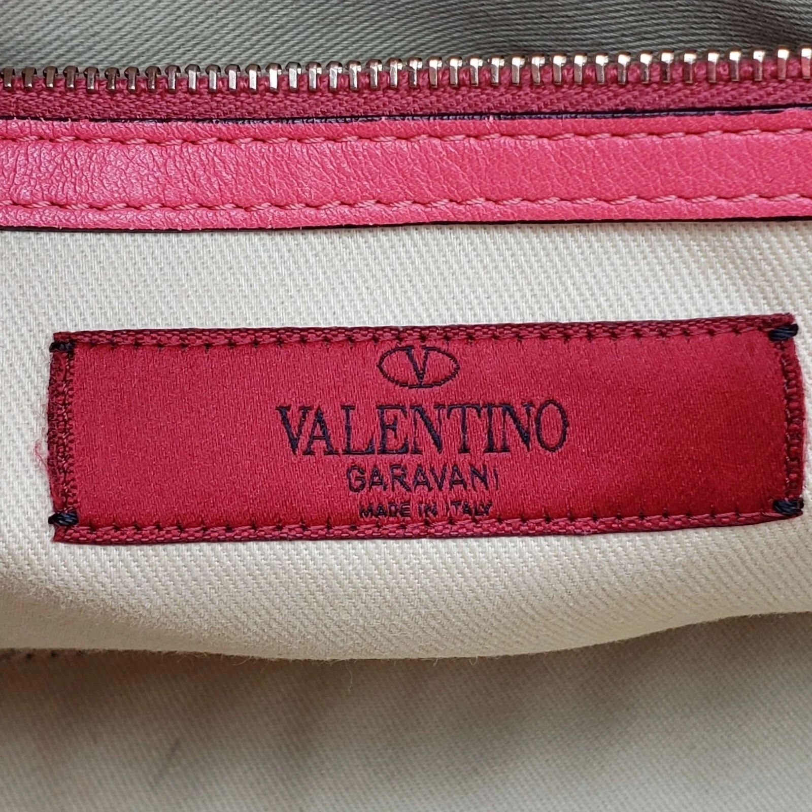 Valentino Rockstud Leather Tote Satchel Crossbody Luxury Handbag — photo 10