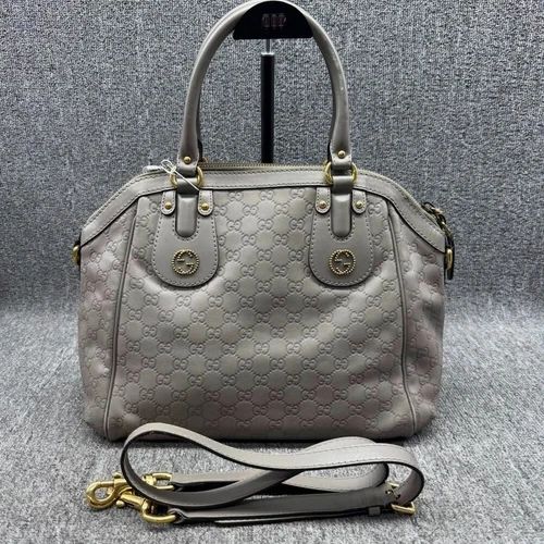 Gucci Guccissima Leather Bag Satchel Crossbody Luxury Handbag — photo 2