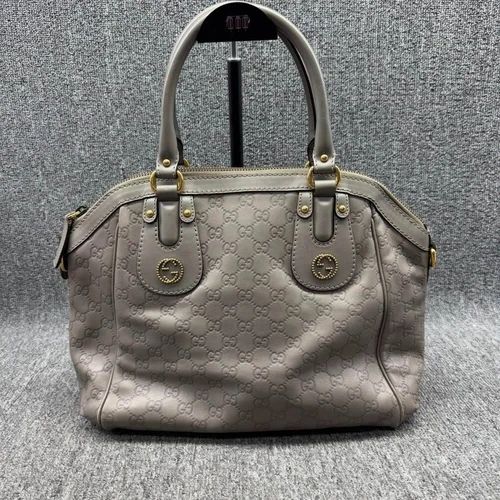 Gucci Guccissima Leather Bag Satchel Crossbody Luxury Handbag — photo 3