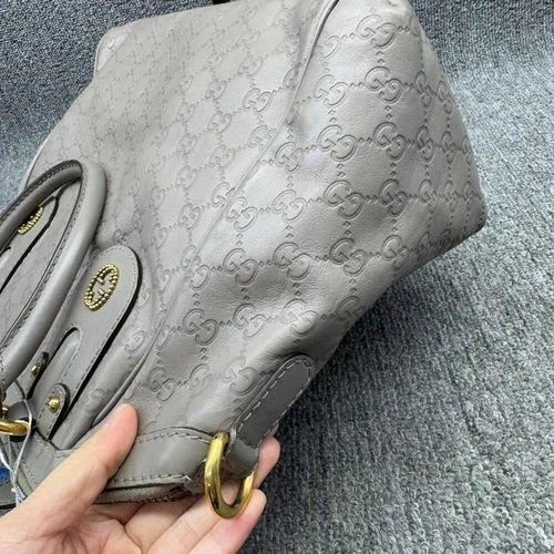 Gucci Guccissima Leather Bag Satchel Crossbody Luxury Handbag — photo 4