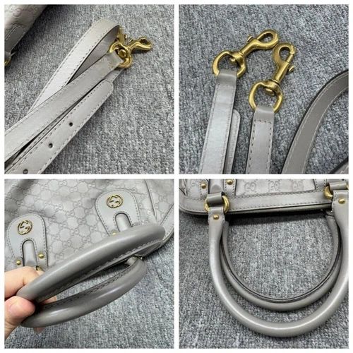 Gucci Guccissima Leather Bag Satchel Crossbody Luxury Handbag — photo 6