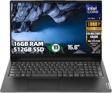 Laptop with 16GB RAM, 512GB SSD, Intel Core i7, and 15.6-inch screen.