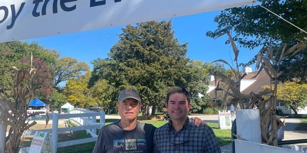 Paul and Eric Mademann at the Fall Festival at Danada