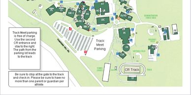 College Of The Redwoods Map Track And Field 2021