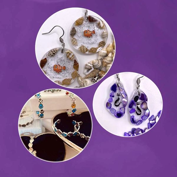 Unique one off jewellery handmade, hypoallergenic, stainless steel, animal themes,  cats, art, craft