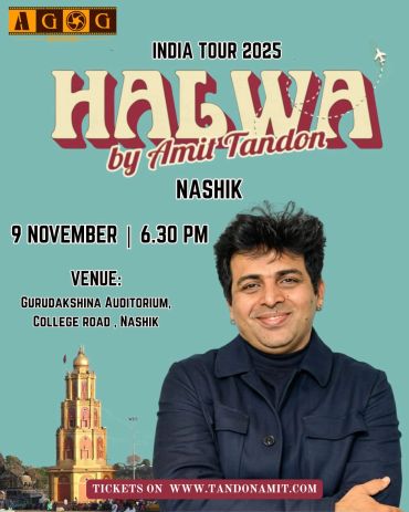 India Tour 2025: Halwa by Amit Tandon in Nashik on 9 November.