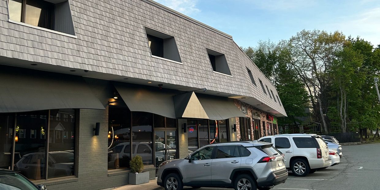 Retail plaza cleaning team