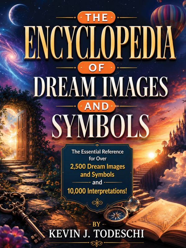 Book cover of 'The Encyclopedia of Dream Images and Symbols' by Kevin J. Todeschi.