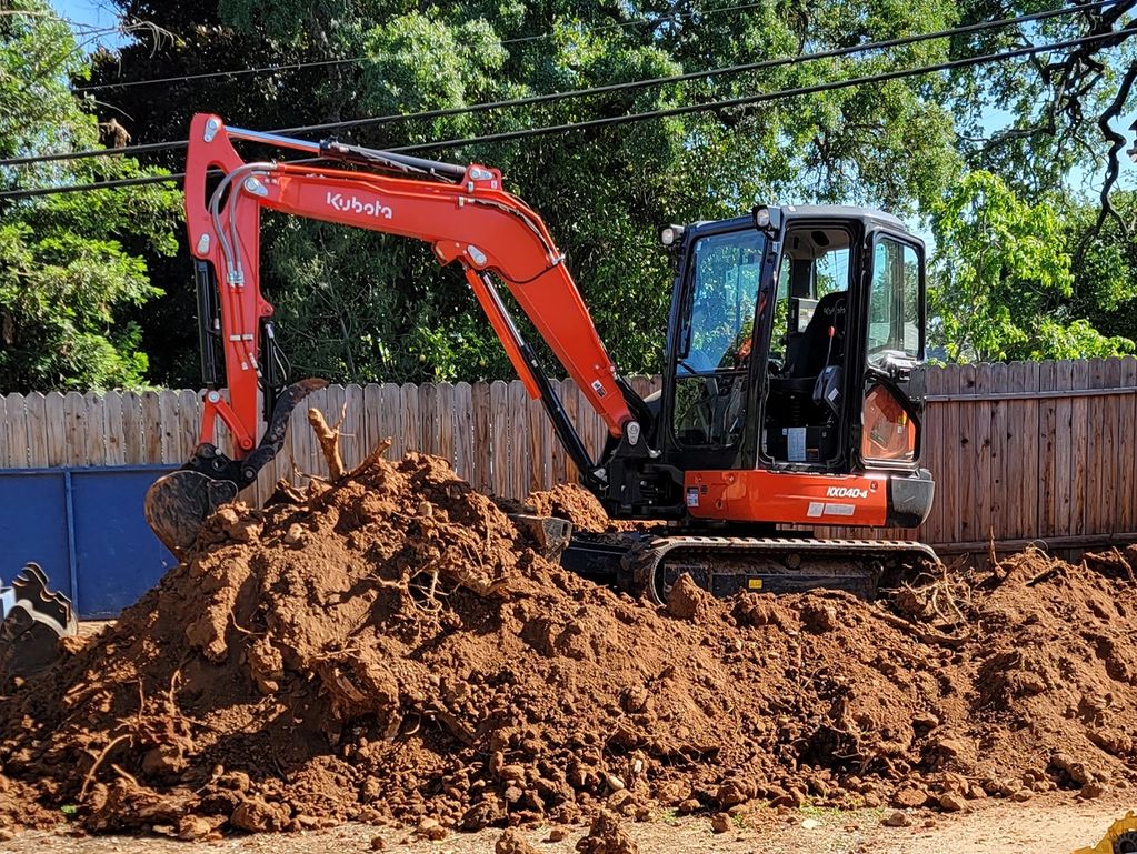 We are fully equipped to move, remove, and flatten dirt on your property. 