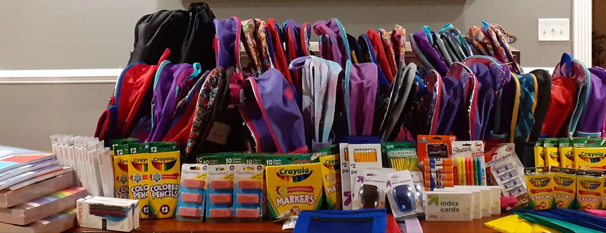 Donation Drive Backpack, School Supplies and Books Drive