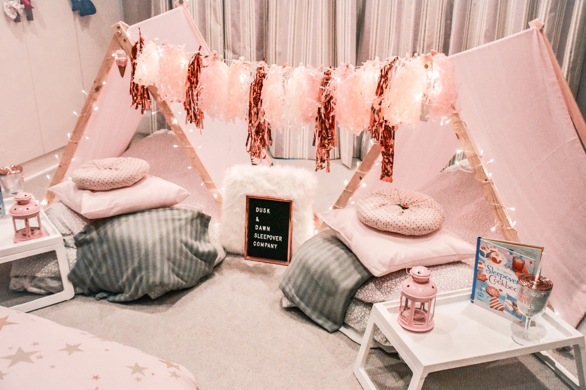 Girls sleepover shop tents