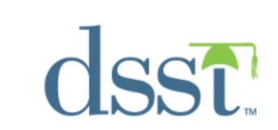 Logo of DSST with a green graduation cap.