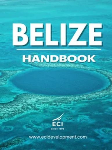 Cover of Belize Handbook featuring the Great Blue Hole.