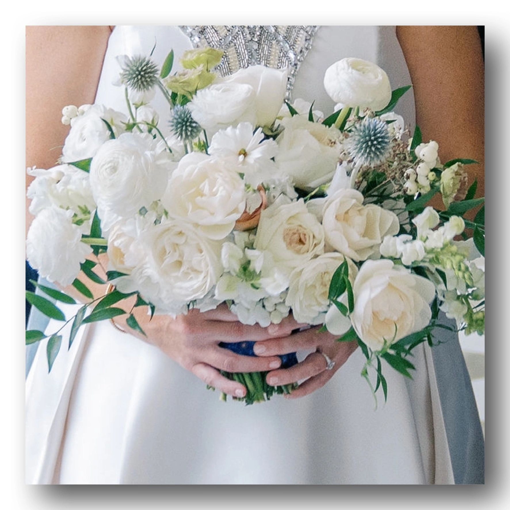 Bridal bouquet at The Carolina Inn