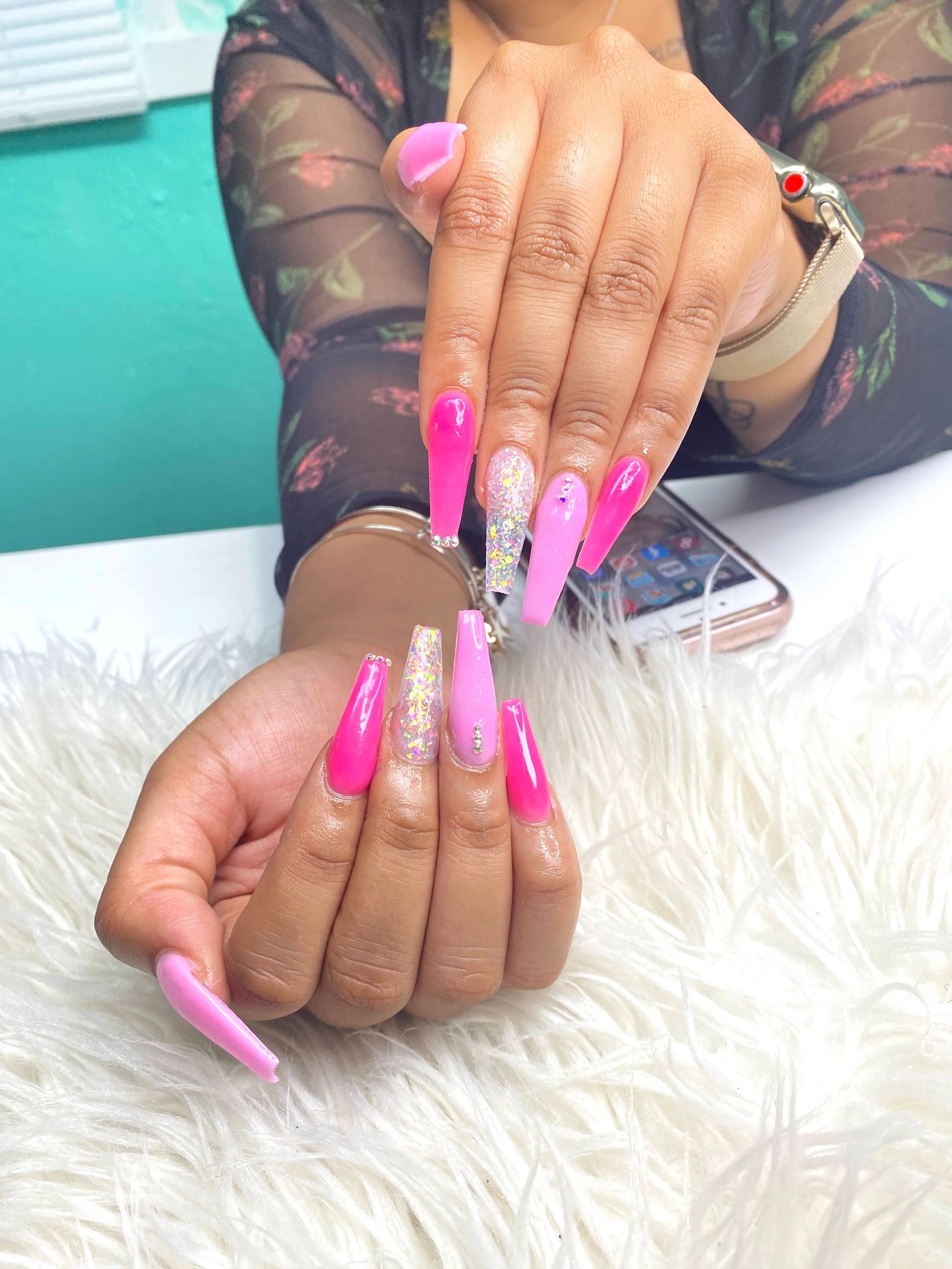 Colored Acrylic Full Set (Medium)