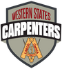 Logo of Western States Carpenters with compass and square symbol.