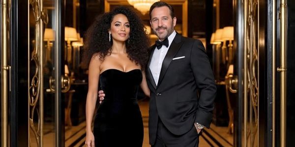 HM photo shoot for power couple of the month.