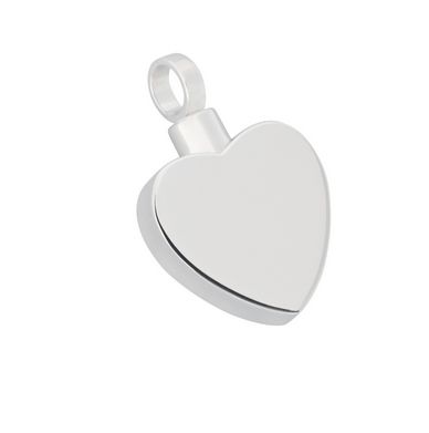 Flat Heart Premium Pendant 925 