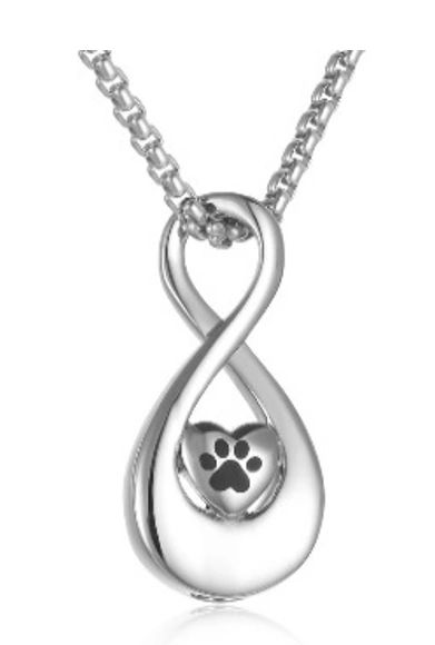 Paws in Infinity Heart Pendant - $110.00

