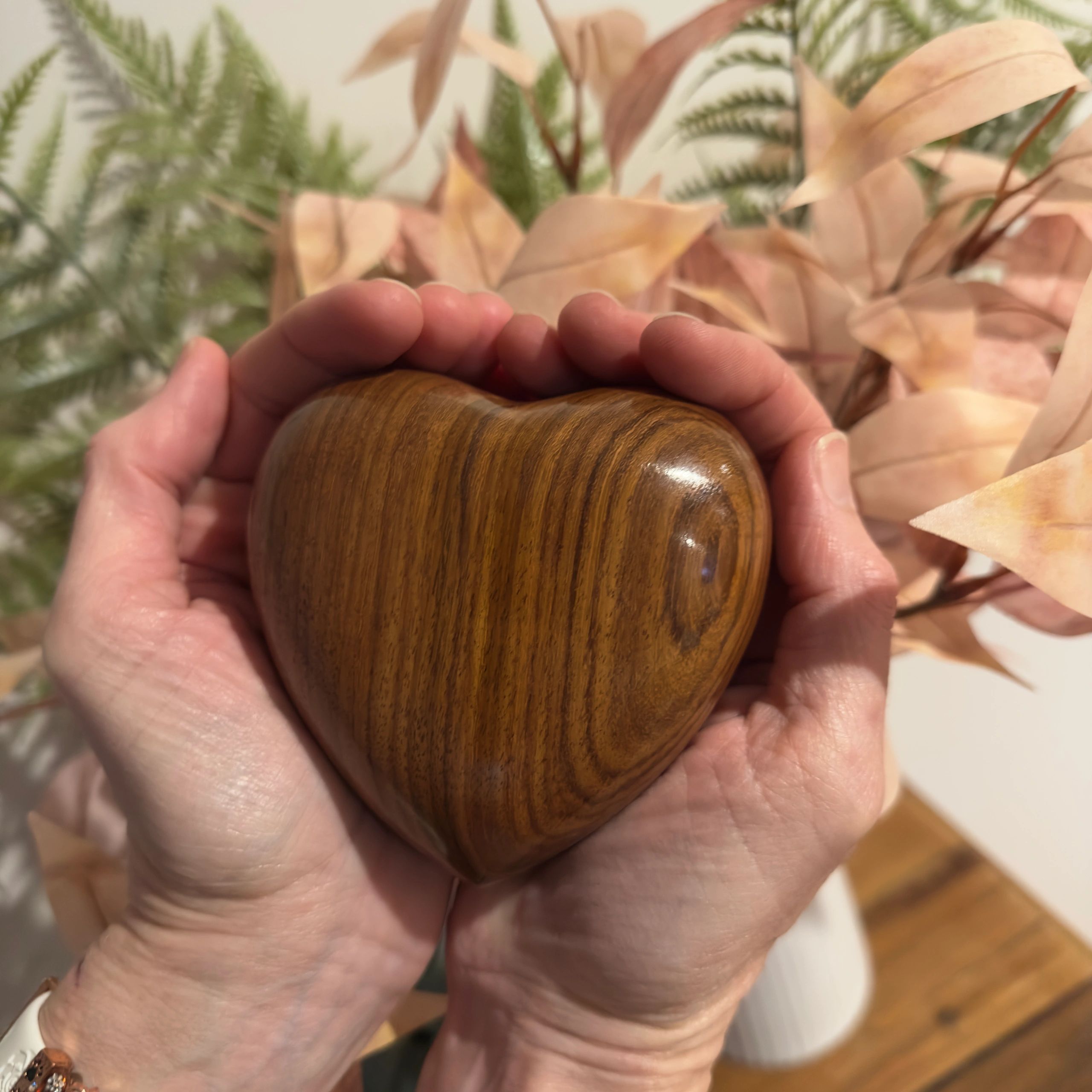 Keepsake Timber Heart Urn $99