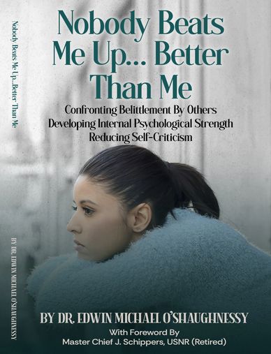 Book cover on self-criticism and psychological strength.