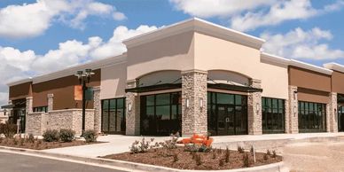 commercial building that dream in color painting has done the exterior painting services.