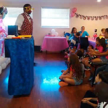 WE PROVIDE SEVERAL SERVICES INCLUDING MAGIC SHOWS, BALLOON TWISTING AND FACE PAINTING 