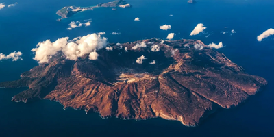 Nisyros from the air