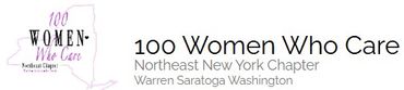 Logo for 100 Women Who Care Northeast New York Chapter.