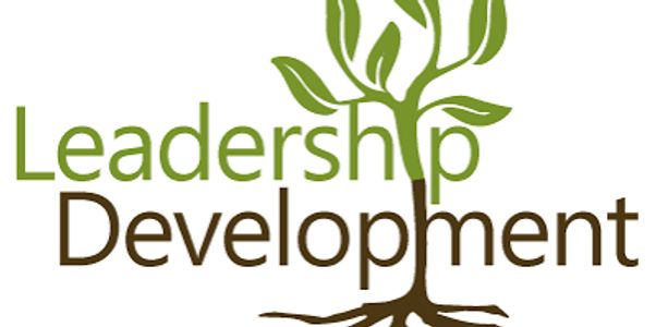 Leadership Development logo with a growing tree symbol.