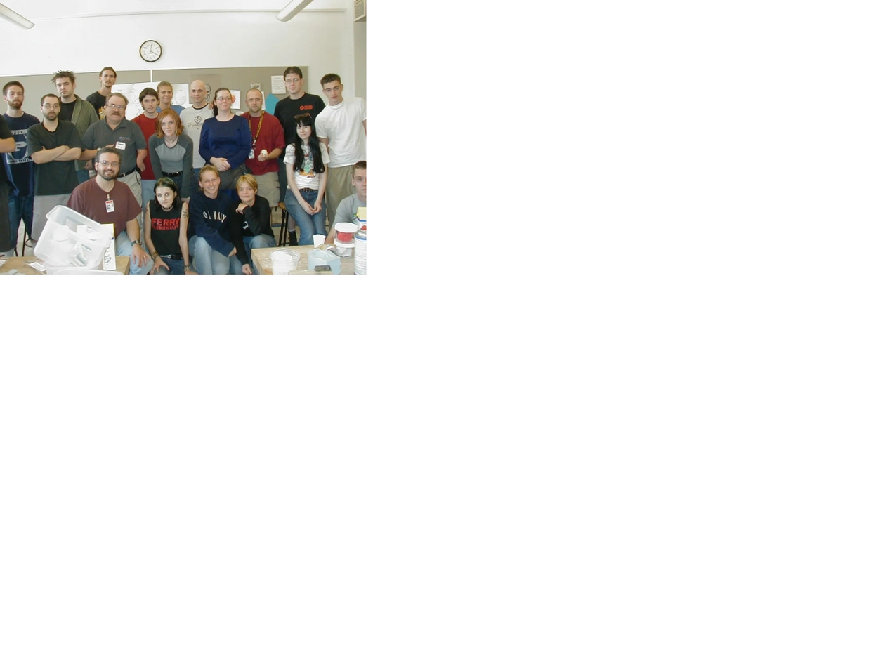 Materials class at the Art Institute of Pittsburgh