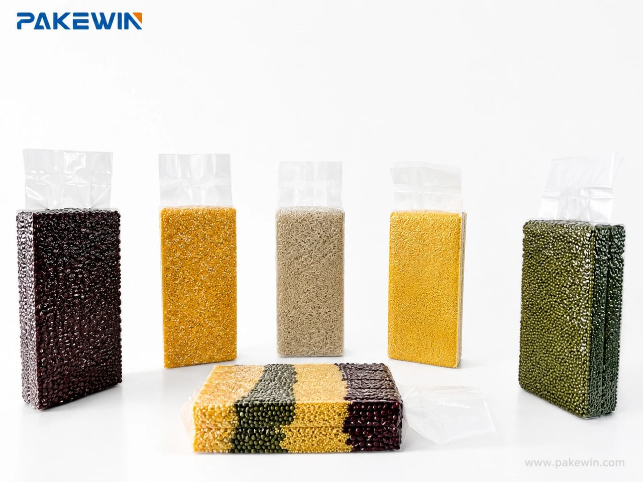 Rice and beans vacuum packing