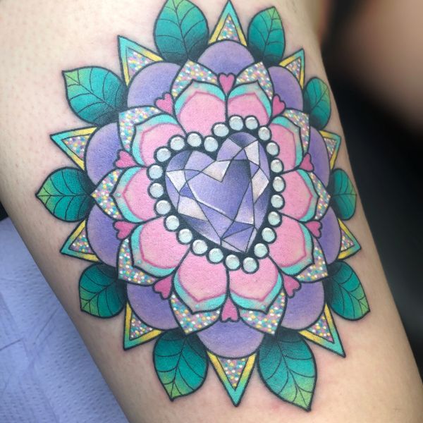 Geo Flower Mandala Traditional Cute and Girly Heart Diamond Las Vegas
