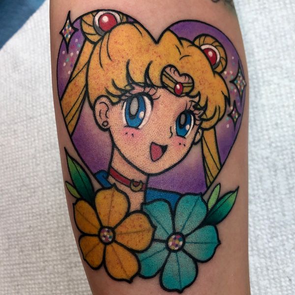 Sailor Moon Kawaii Cute Anime Tattoo Alex Strangler